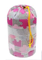 Motherhood, śpiworek przedszkolaka, puzzle szaro-różowe