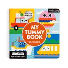 Mudpuppy, dwustronna kontrastowa książeczka harmonijka, pojazdy