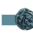 Myjka do kąpieli w kształcie róży, granatowa