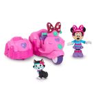 Myszka Minnie, zestaw figurek ze skuterem, pojazd