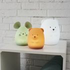 Nattou, silikonowa lampka nocna, miś, 12 cm