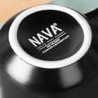 Nava, Soho, kubek, ceramiczny, czarny, 400 ml