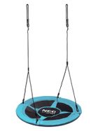 Neo-Sport, huśtawka okrągła, bocianie gniazdo, turkusowe, 95 cm