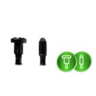 Neo-Sport, pistolet do masażu ciała, czarny, 6 nakładek, NS-504