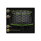 Neo-Sport, trampolina ogrodowa profilowana z siatką wewnętrzną, 14ft/435 cm