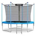 Neo-Sport, trampolina ogrodowa siatka wewnętrzna i drabinką, 252 cm