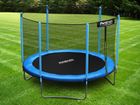 Neo-Sport, trampolina ogrodowa z siatką zewnętrzną, 252 cm
