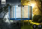 Neo-Sport, trampolina ogrodowa z siatką zewnętrzną i drabinką, 10ft/312 cm