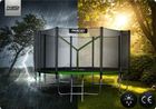 Neo-Sport, trampolina ogrodowa z siatką zewnętrzną i drabinką, 12ft/374 cm