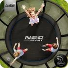 Neo-Sport, trampolina ogrodowa z siatką zewnętrzną i drabinką, 6ft/183 cm