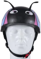 No Fear, kask rowerowy dziecięcy, regulowany, różowy, 48-52 cm