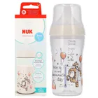 Nuk, butelka z silikonowym smoczkiem M, tygrys, 260 ml