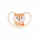 Nuk, Space, smoczek uspokajający, silikonowy, lisek, 0-6m