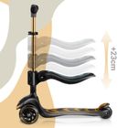 Nukido, Flippo, hulajnoga 3-kołowa, balansowa, z siedziskiem, złota