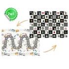 Nukido, mata piankowa, składana, 150-200-1 cm