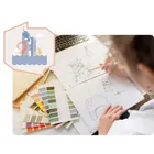 Nukido, Nelo, drewniane krzesełko do karmienia, szaro-białe