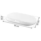 Nukido, NK-950, elektroniczna waga dla niemowląt, biała