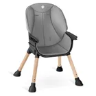 Nukido, Tilo, krzesełko do karmienia, szaro-czarne