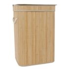 Nuxio, Luva, bambusowy kosz na pranie z pokrywą, 80l