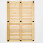 Nuxio, Sanno, podest łazienkowy z bambusa, 60-40 cm