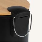 Nuxio, Zetru, kosz łazienkowy z bambusem, 3l