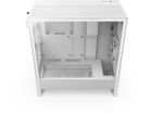 Nzxt, H5 Flow RGB Midi Tower, obudowa komputerowa z oknem, biała