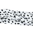 Opaska dziewczęca, biało-czarna, Nicol