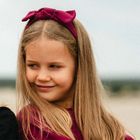 Opaska dziewczęca, bordowa, Eevi