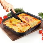 Orion, Black Line, nóż do ciasta z ząbkami, czarny, 24,5 cm