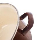 Orion, Brown, garnek emaliowany, 16 cm, 1,4l