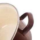 Orion, Brown, garnek emaliowany, 18,5 cm, 1,6l