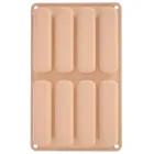 Orion, forma do biszkoptów, silikonowa, beżowa, 28-17-2 cm