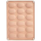 Orion, forma do ciastek i pralin, silikonowa, beżowa, 34-25-1 cm