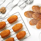 Orion, forma do ciastek, silikonowa, brązowa, muszelki, 32-24,5-2 cm