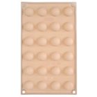 Orion, forma do pralin i czekoladek silikonowa, beżowa, 30-17,5-1,5 cm
