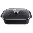 Orion, Grande, brytfanna granitowa z pokrywką, 7l, 41-26-15 cm