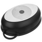 Orion, Grande, brytfanna granitowa, z pokrywką szklaną, 8 l