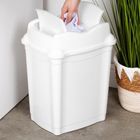 Orion, kosz na śmieci, plastikowy, biały, 16l