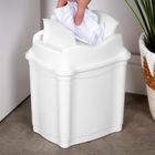 Orion, kosz na śmieci, plastikowy, biały, 5l