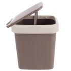 Orion, kosz na śmieci, plastikowy, brązowy, 12 l