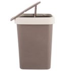 Orion, kosz na śmieci, plastikowy, brązowy, 25 l