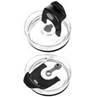 Orion, kubek termiczny z uchwytem, stalowy, czarny, 1,2l