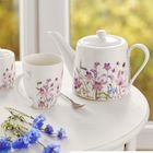 Orion, Louka, dzbanek do kawy i herbaty, porcelanowy, kwiaty, 1l