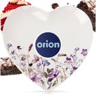 Orion, Louka, talerz deserowy porcelanowy, serce, 17,5-17 cm