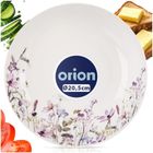 Orion, Louka, talerz obiadowy głęboki, porcelanowy, kwiaty, 20,5 cm