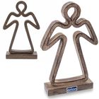 Orion, Mango, figurka świąteczna, drewniana, anioł, 29 cm