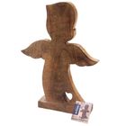 Orion, Mango, figurka świąteczna, drewniana, anioł, 38,5 cm