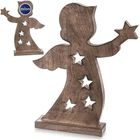 Orion, Mango, figurka świąteczna, drewniana, anioł, 43 cm