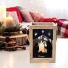 Orion, Mango, lampion na świeczkę, szopka, 14-14-20 cm