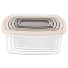 Orion, pojemniki na żywność z pokrywką, 6 szt.